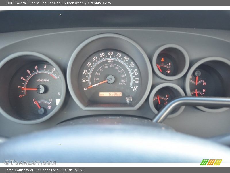 Super White / Graphite Gray 2008 Toyota Tundra Regular Cab