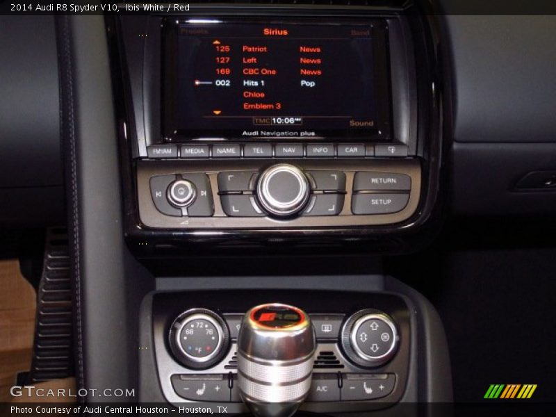 Controls of 2014 R8 Spyder V10
