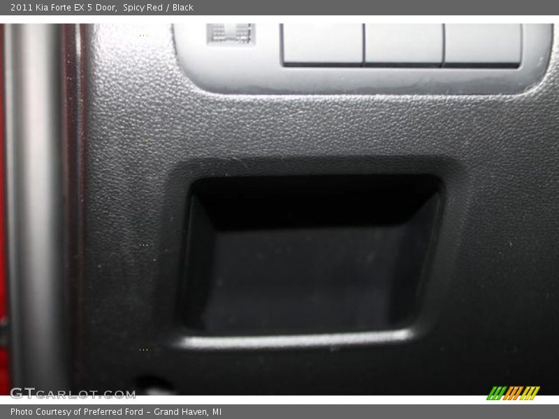 Spicy Red / Black 2011 Kia Forte EX 5 Door