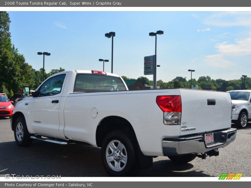 Super White / Graphite Gray 2008 Toyota Tundra Regular Cab