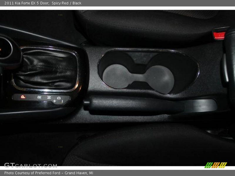 Spicy Red / Black 2011 Kia Forte EX 5 Door