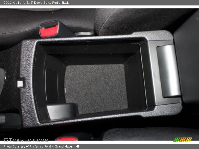 Spicy Red / Black 2011 Kia Forte EX 5 Door