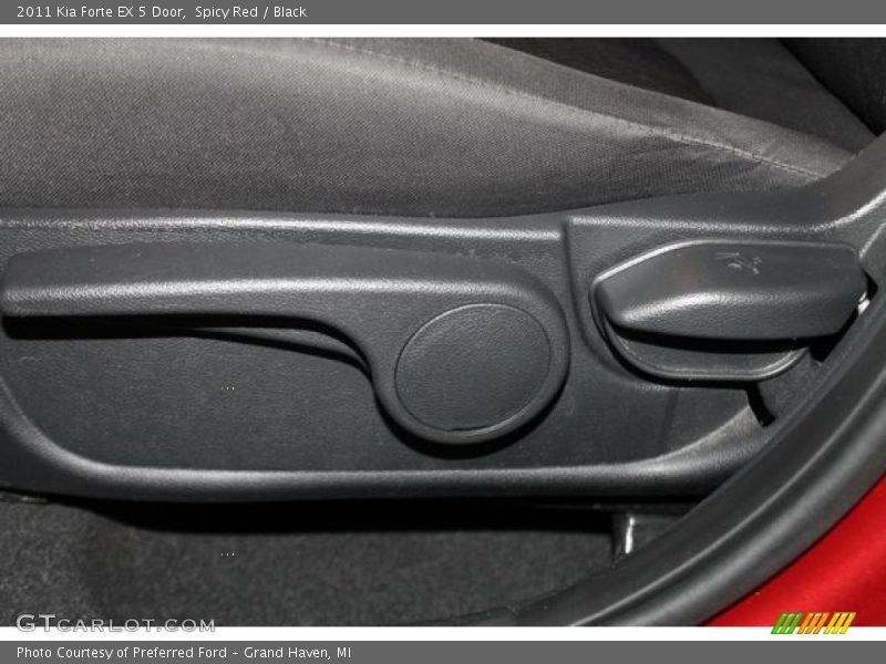 Spicy Red / Black 2011 Kia Forte EX 5 Door