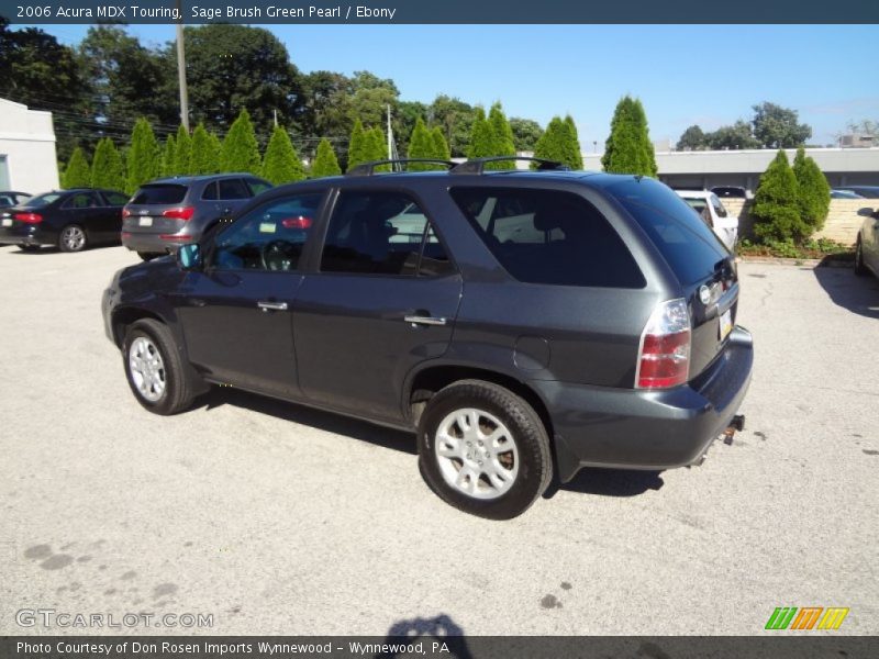 Sage Brush Green Pearl / Ebony 2006 Acura MDX Touring