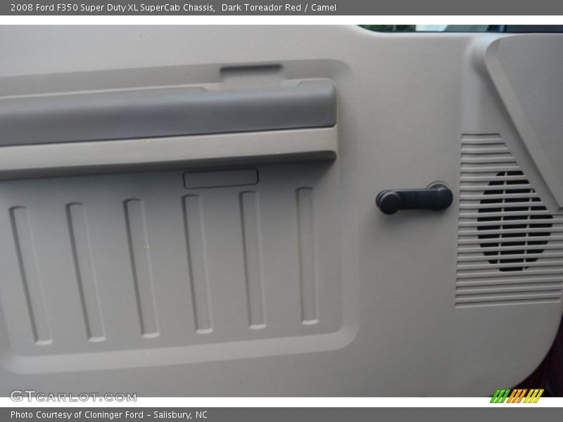 Dark Toreador Red / Camel 2008 Ford F350 Super Duty XL SuperCab Chassis