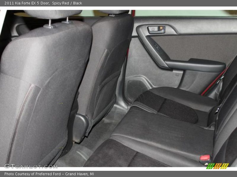 Spicy Red / Black 2011 Kia Forte EX 5 Door