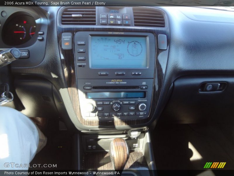 Sage Brush Green Pearl / Ebony 2006 Acura MDX Touring