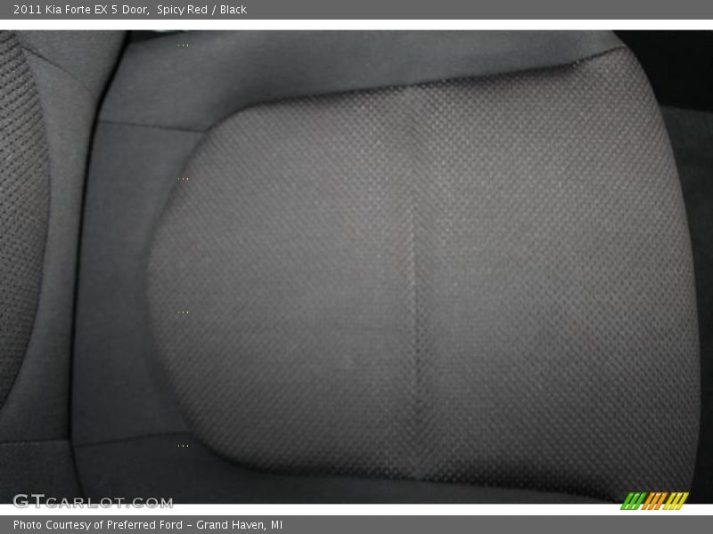 Spicy Red / Black 2011 Kia Forte EX 5 Door