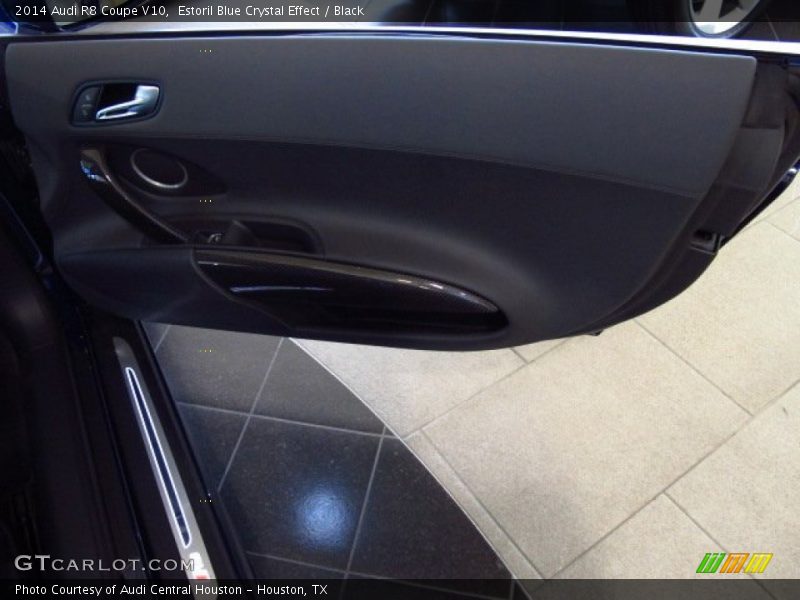 Estoril Blue Crystal Effect / Black 2014 Audi R8 Coupe V10