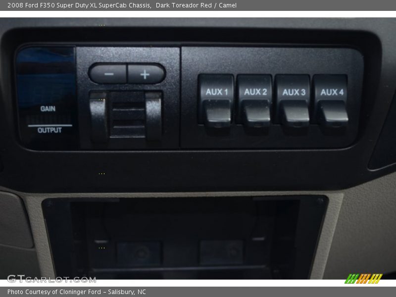 Dark Toreador Red / Camel 2008 Ford F350 Super Duty XL SuperCab Chassis