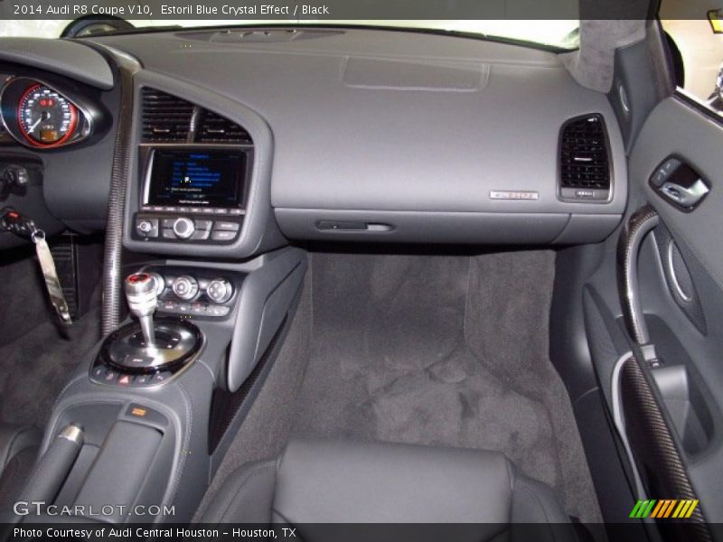Estoril Blue Crystal Effect / Black 2014 Audi R8 Coupe V10
