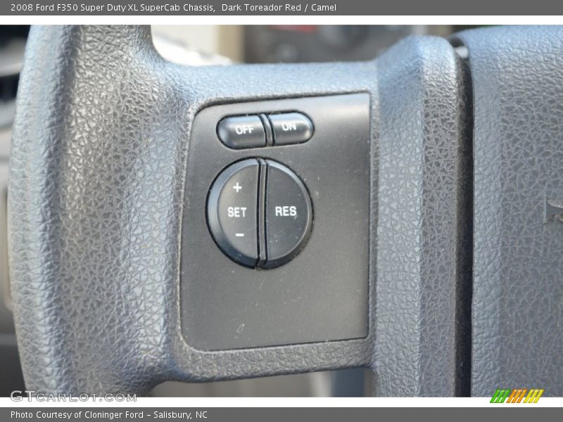 Dark Toreador Red / Camel 2008 Ford F350 Super Duty XL SuperCab Chassis