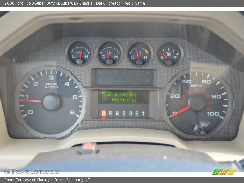  2008 F350 Super Duty XL SuperCab Chassis XL SuperCab Chassis Gauges