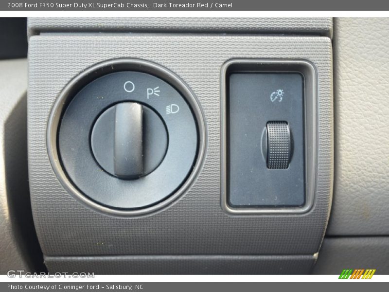 Dark Toreador Red / Camel 2008 Ford F350 Super Duty XL SuperCab Chassis