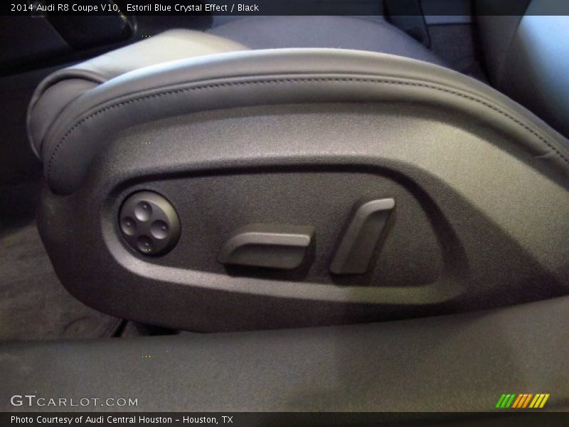 Estoril Blue Crystal Effect / Black 2014 Audi R8 Coupe V10