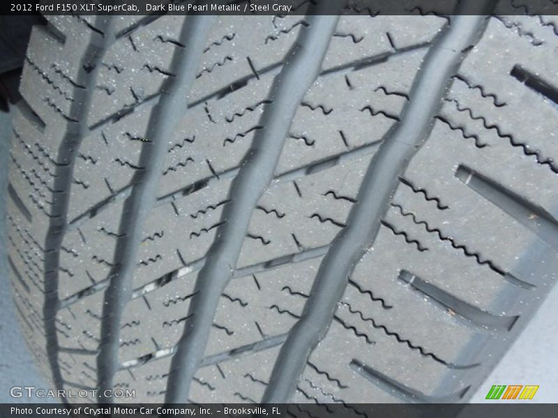 Dark Blue Pearl Metallic / Steel Gray 2012 Ford F150 XLT SuperCab