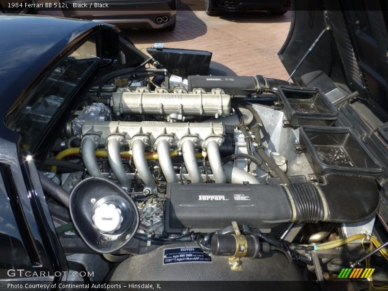  1984 BB 512i  Engine - 5.0 Liter DOHC 24-Valve Flat 12 Cylinder