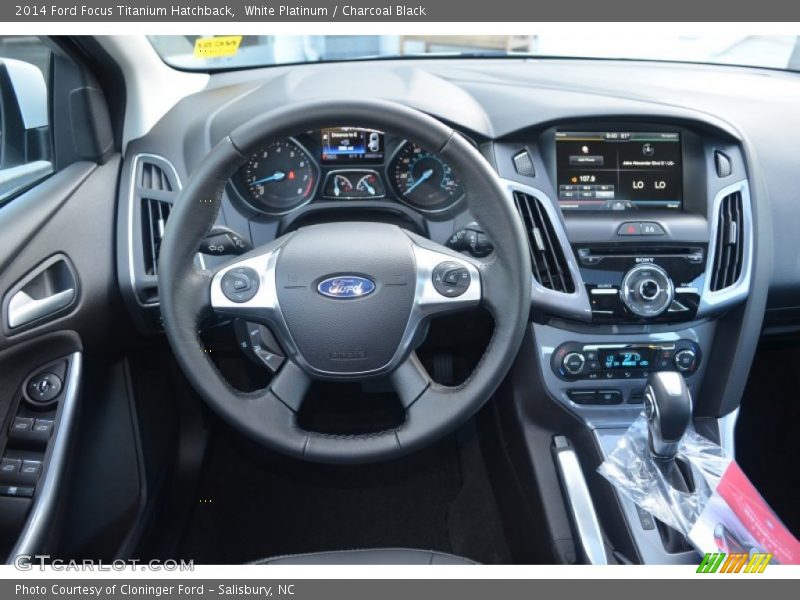Dashboard of 2014 Focus Titanium Hatchback