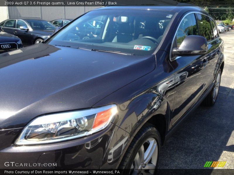 Lava Grey Pearl Effect / Black 2009 Audi Q7 3.6 Prestige quattro