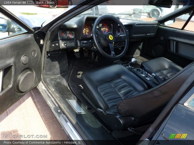 Black Interior - 1984 BB 512i  