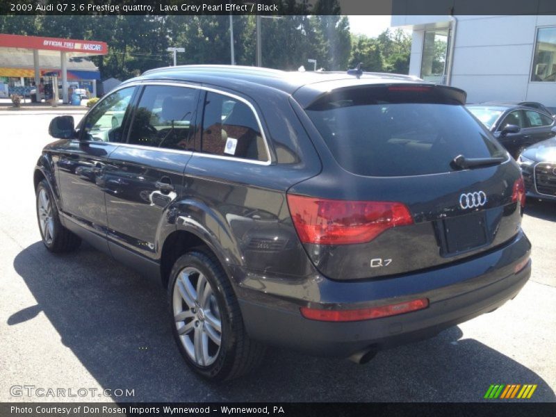 Lava Grey Pearl Effect / Black 2009 Audi Q7 3.6 Prestige quattro