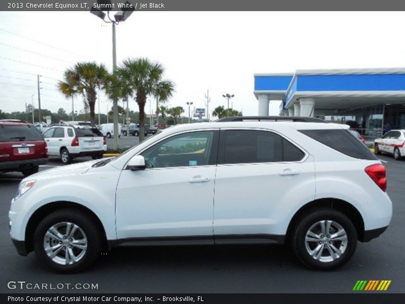 Summit White / Jet Black 2013 Chevrolet Equinox LT