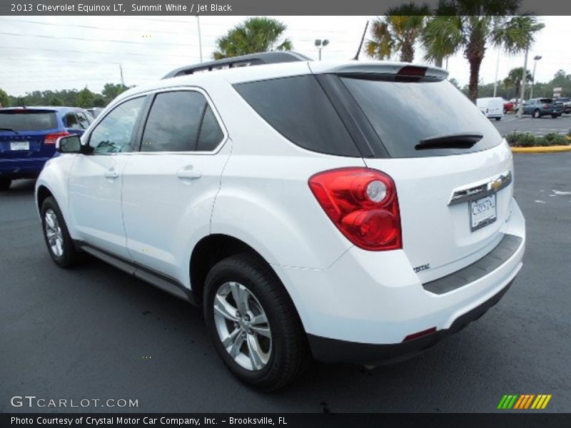 Summit White / Jet Black 2013 Chevrolet Equinox LT