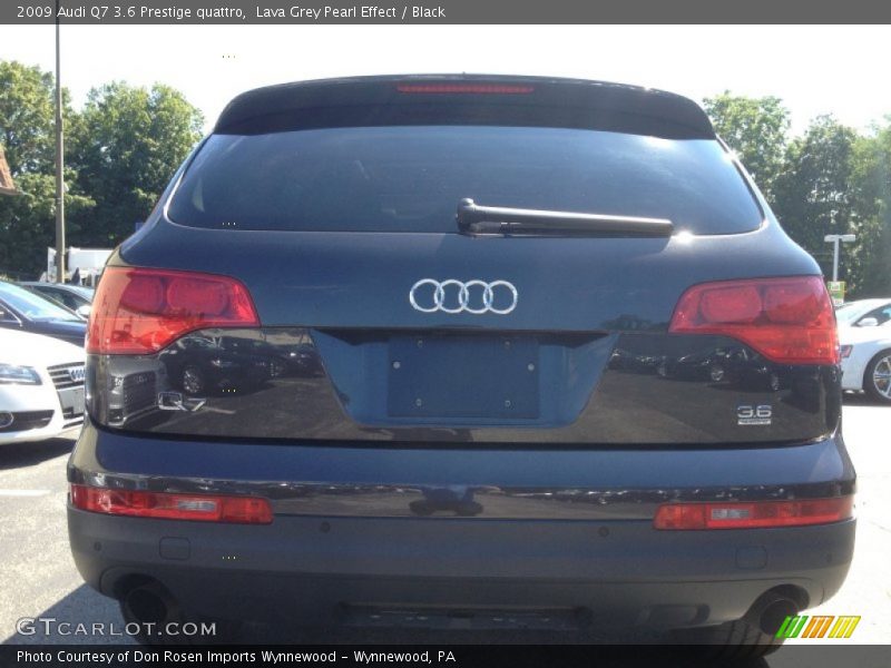 Lava Grey Pearl Effect / Black 2009 Audi Q7 3.6 Prestige quattro