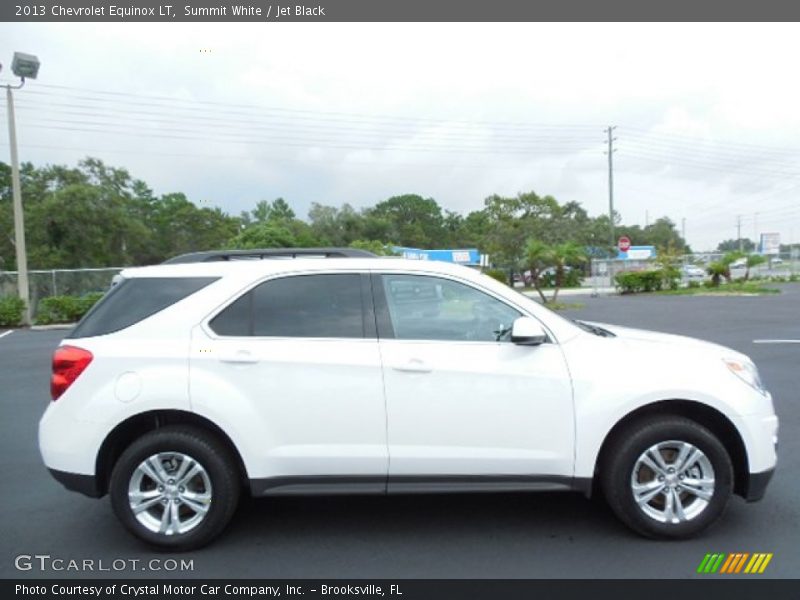 Summit White / Jet Black 2013 Chevrolet Equinox LT