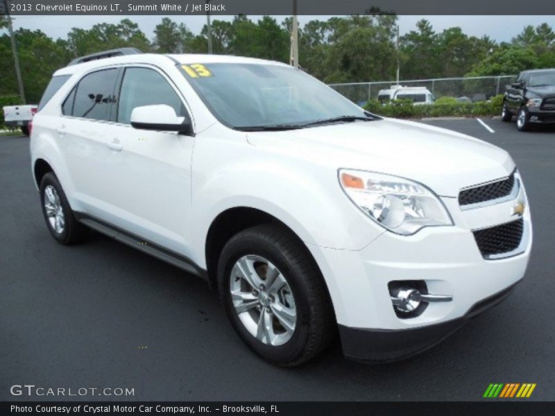 Summit White / Jet Black 2013 Chevrolet Equinox LT