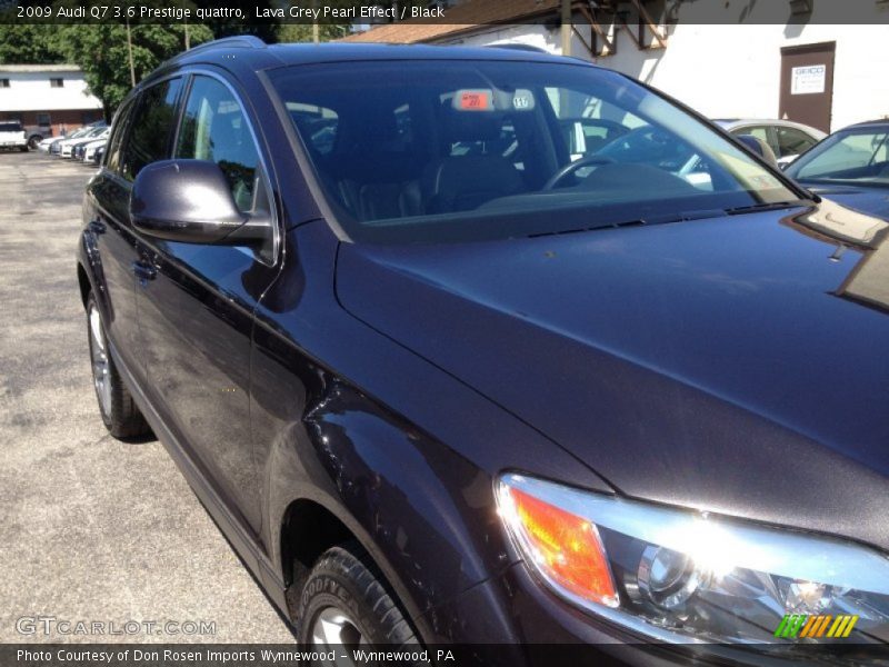 Lava Grey Pearl Effect / Black 2009 Audi Q7 3.6 Prestige quattro