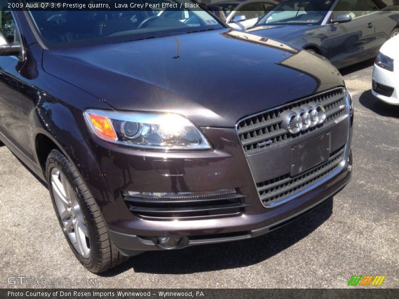 Lava Grey Pearl Effect / Black 2009 Audi Q7 3.6 Prestige quattro