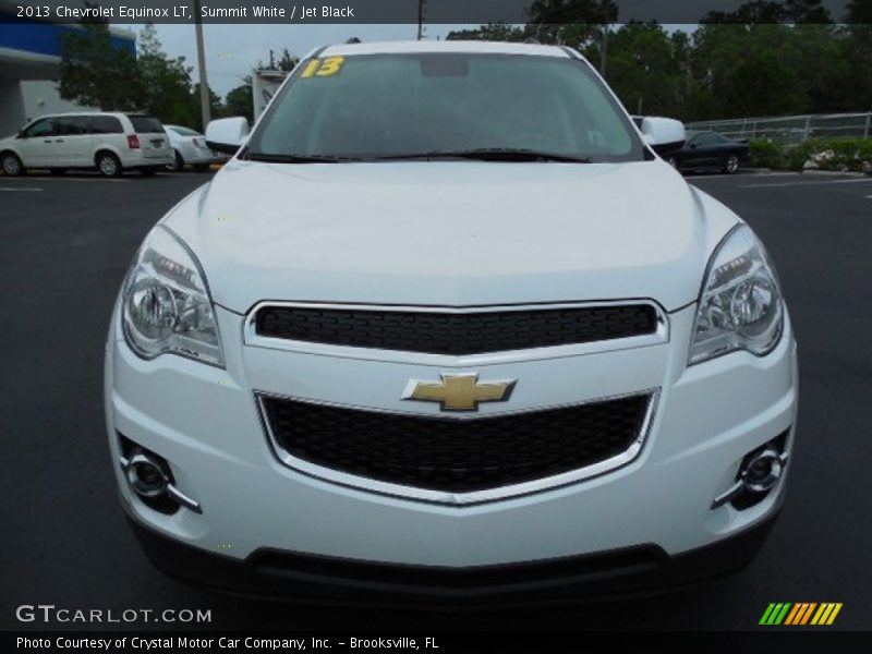 Summit White / Jet Black 2013 Chevrolet Equinox LT