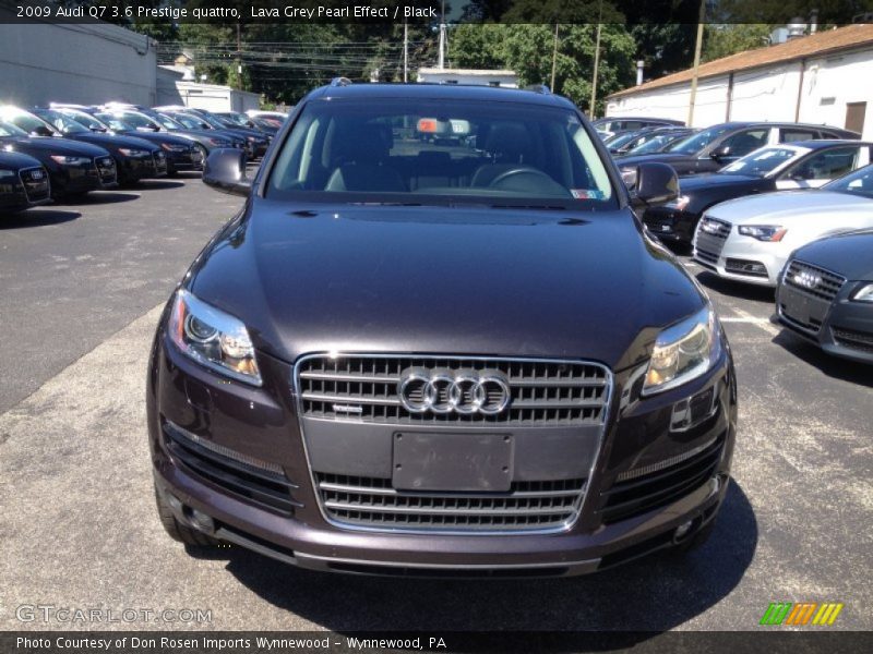 Lava Grey Pearl Effect / Black 2009 Audi Q7 3.6 Prestige quattro