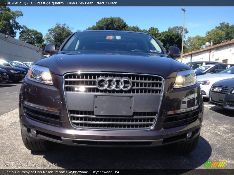 Lava Grey Pearl Effect / Black 2009 Audi Q7 3.6 Prestige quattro