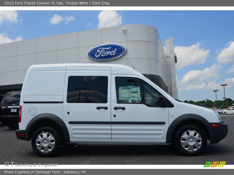 Frozen White / Dark Gray 2013 Ford Transit Connect XL Van
