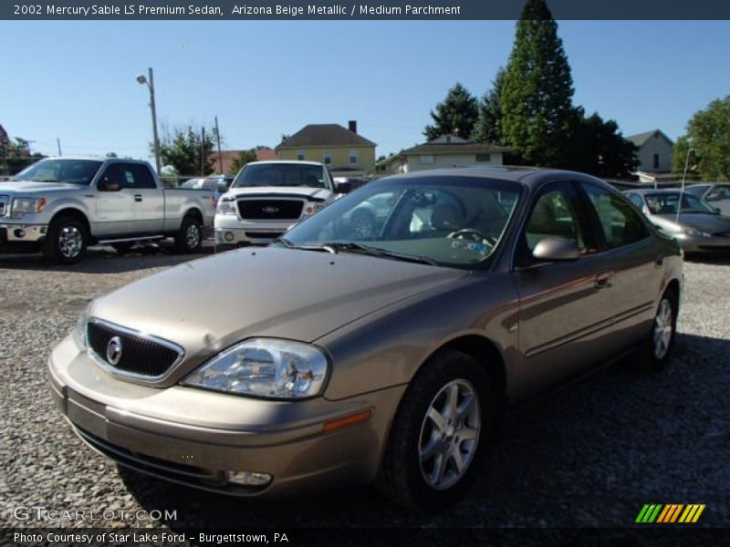 Arizona Beige Metallic / Medium Parchment 2002 Mercury Sable LS Premium Sedan