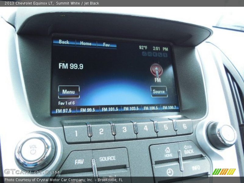 Summit White / Jet Black 2013 Chevrolet Equinox LT