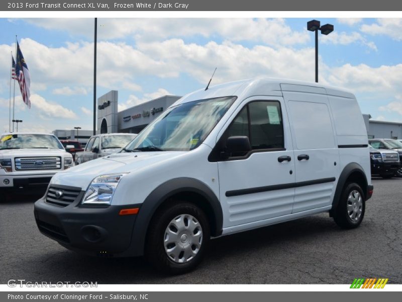 Frozen White / Dark Gray 2013 Ford Transit Connect XL Van