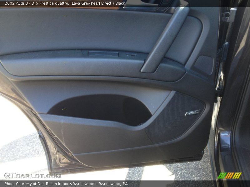 Lava Grey Pearl Effect / Black 2009 Audi Q7 3.6 Prestige quattro