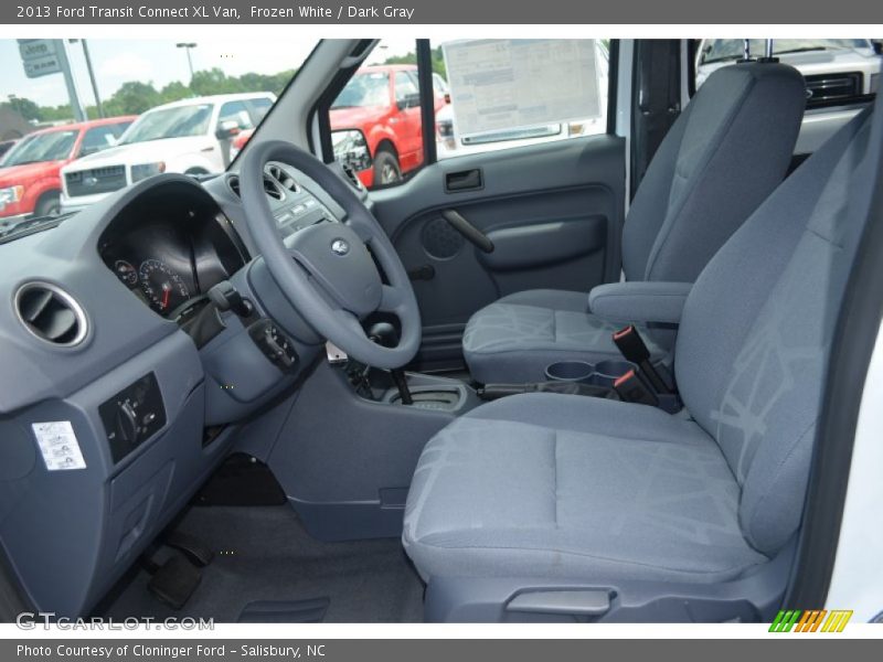 Frozen White / Dark Gray 2013 Ford Transit Connect XL Van