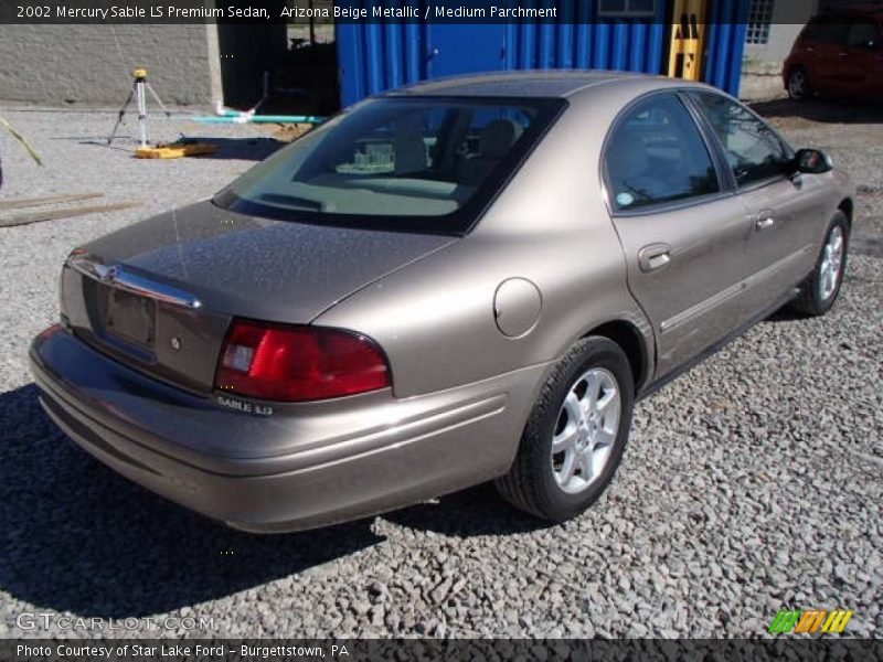 Arizona Beige Metallic / Medium Parchment 2002 Mercury Sable LS Premium Sedan