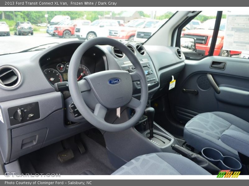 Frozen White / Dark Gray 2013 Ford Transit Connect XL Van