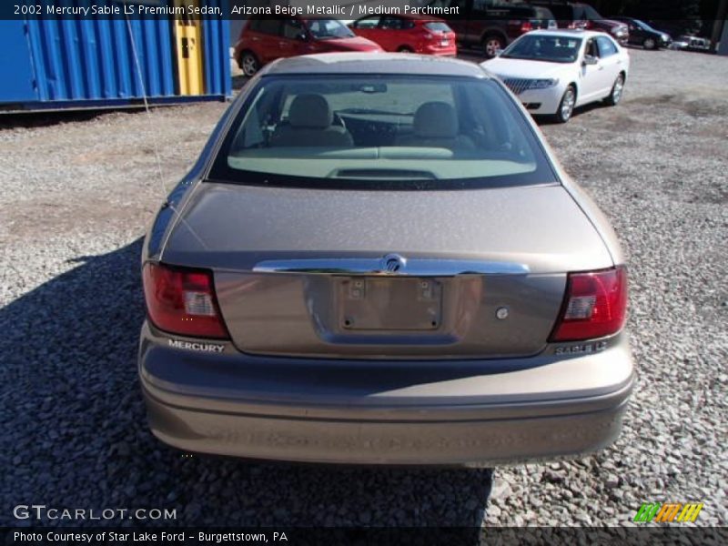Arizona Beige Metallic / Medium Parchment 2002 Mercury Sable LS Premium Sedan