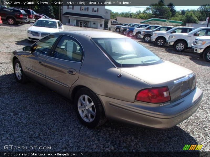 Arizona Beige Metallic / Medium Parchment 2002 Mercury Sable LS Premium Sedan