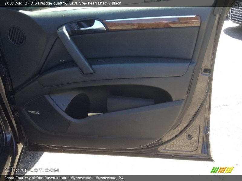 Lava Grey Pearl Effect / Black 2009 Audi Q7 3.6 Prestige quattro