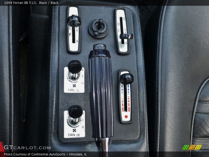 Controls of 1984 BB 512i 