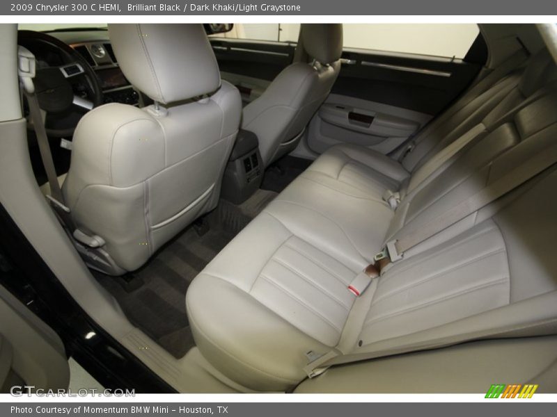 Brilliant Black / Dark Khaki/Light Graystone 2009 Chrysler 300 C HEMI