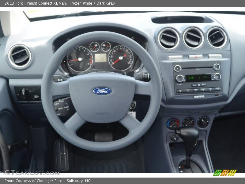 Frozen White / Dark Gray 2013 Ford Transit Connect XL Van