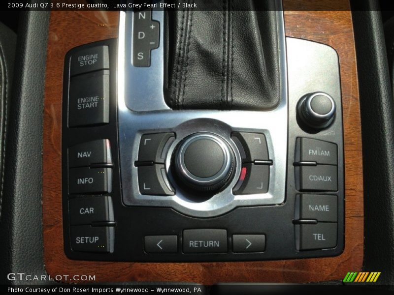 Lava Grey Pearl Effect / Black 2009 Audi Q7 3.6 Prestige quattro